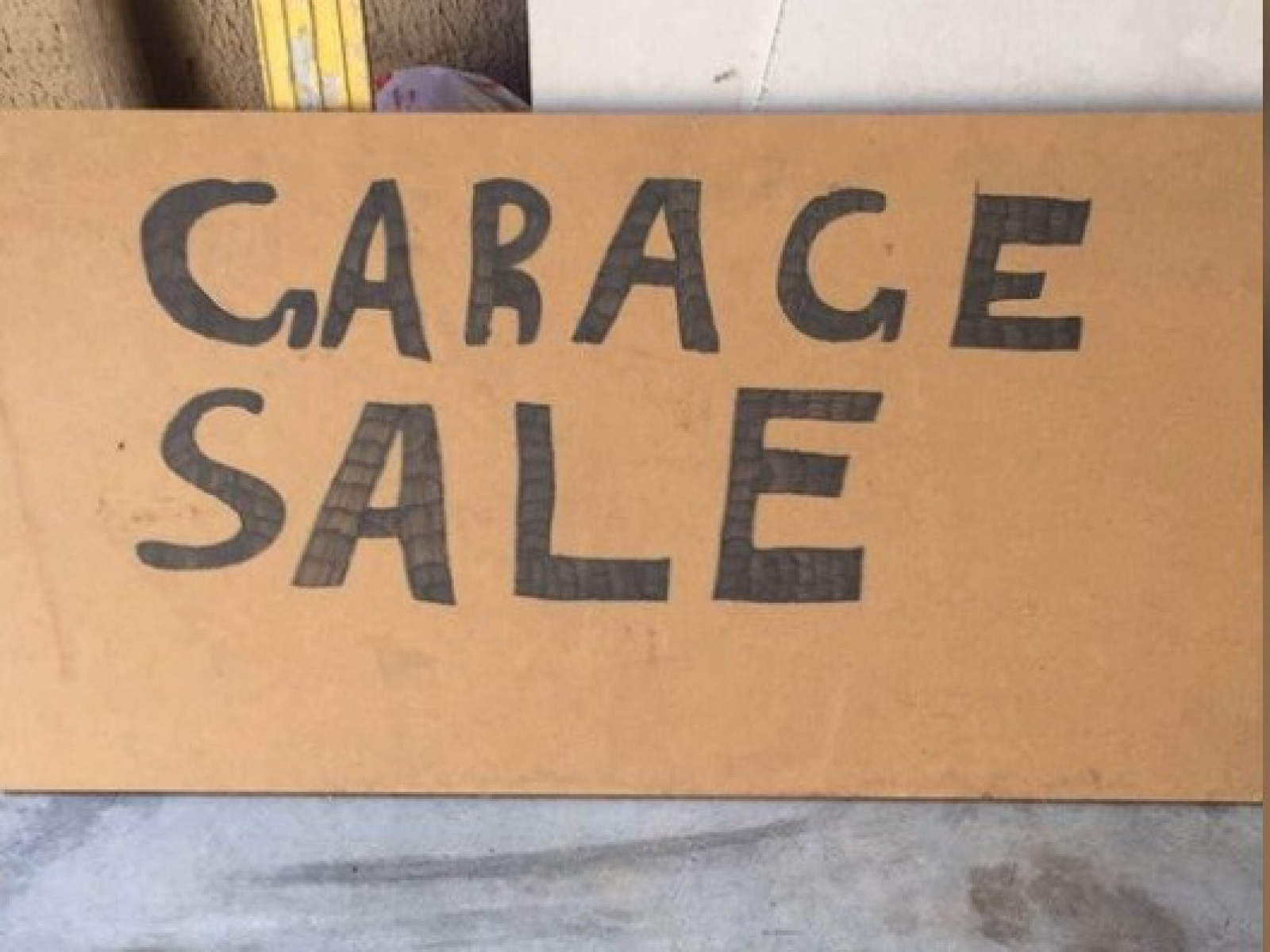 garage sale
